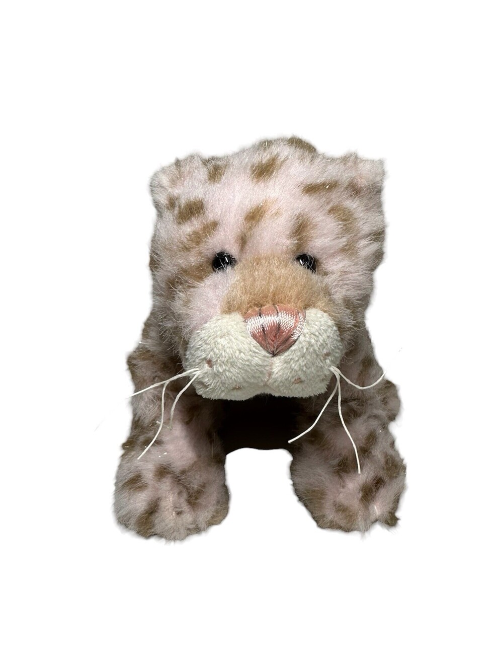 Webkinz Ganz Light Pink Strawberry Cloud Leopard Plush HM466 No Code